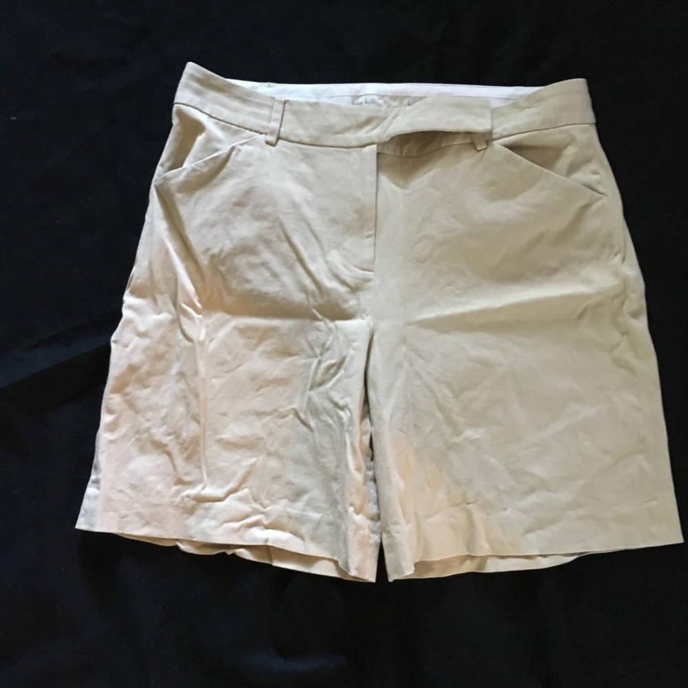 Preppy Kate Hill Khaki Bermuda Shorts Woman’s 10